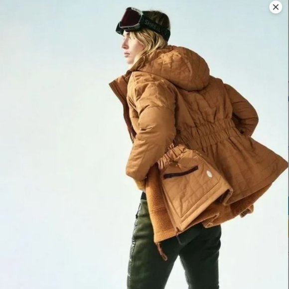 NWT Free FP Movement All Prepped Ski Jacket Toasted Coconut XS - Picture 4 of 16